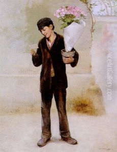 Le Livreur De Fleurs by Paul Laureaux