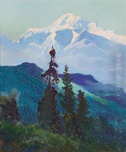 A View Of Mount Mckinley, Alaska by Sydney Mortimer Laurence