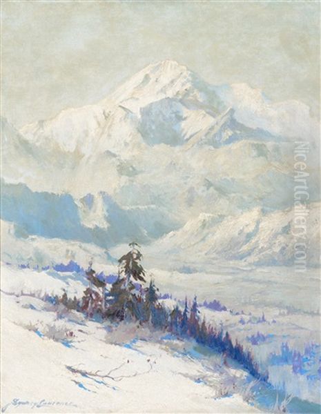 Mt. Mckinley, Winter - view 1