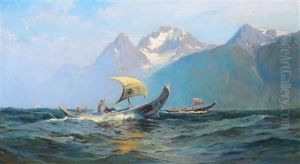 Going To The Potlach by Sydney Mortimer Laurence