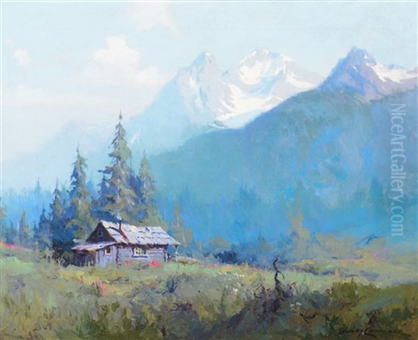 Mountain Cabin, Alaska - view 1