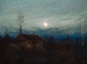 Cabin By Moonlight
