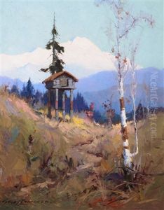 Cache With Mt. Mckinley by Sydney Mortimer Laurence
