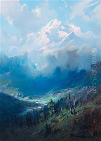 Storm Clouds, Mt. Mckinley - view 1