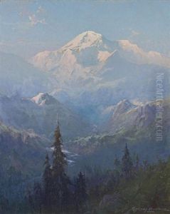 A Golden Afternoon, Mount Mckinley National Park, Alaska by Sydney Mortimer Laurence