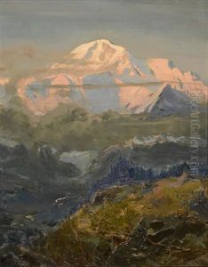 Evening Glow On Mount Mckinley by Sydney Mortimer Laurence
