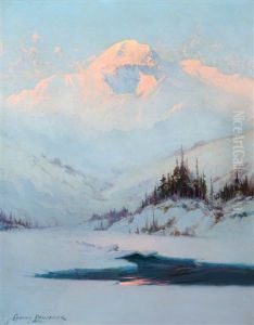 Winter Twilight On Mt. Mckinley by Sydney Mortimer Laurence