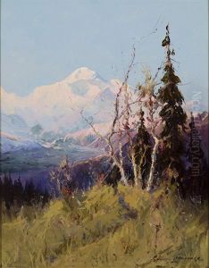 Autumn, Mt. Mckinley by Sydney Mortimer Laurence