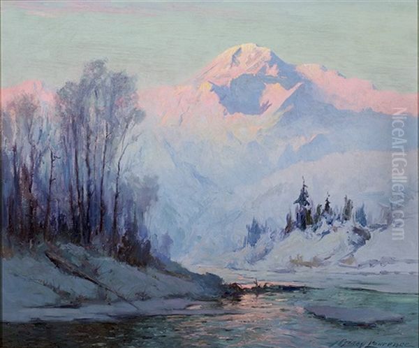 Winter, Mckinley Park, Alaska - view 1