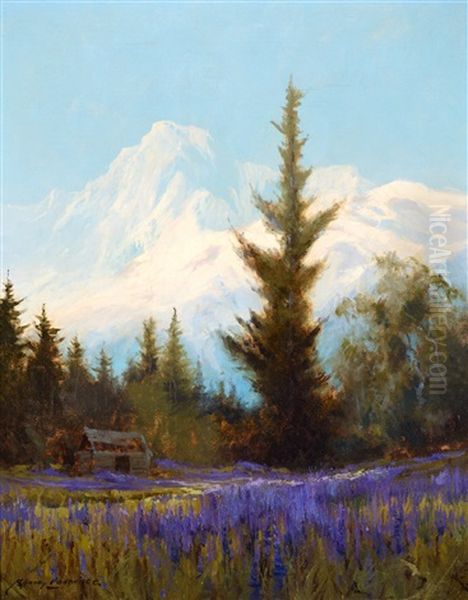 Purple Lupin, Near Juneau - view 1