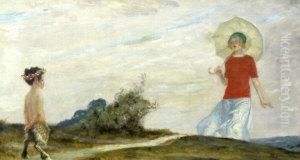 The Unexpected Encounter by Robert Anning Bell
