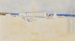Portminster Beach, St. Ives by Sydney Mortimer Laurence
