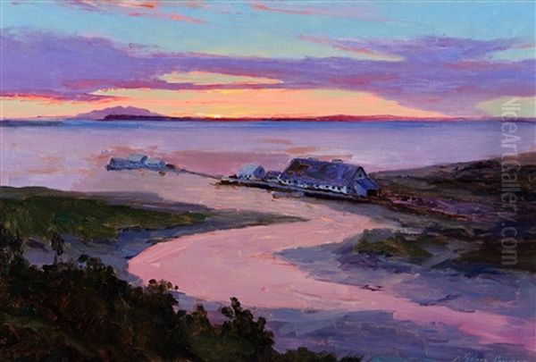 Early Anchorage Alaskan Salmon Cannery - view 1