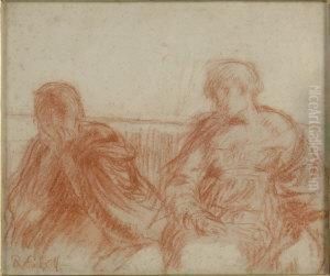 Figures Seated by Robert Anning Bell