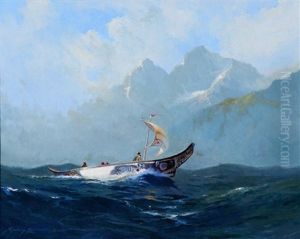 Chilkat Indian Canoe by Sydney Mortimer Laurence