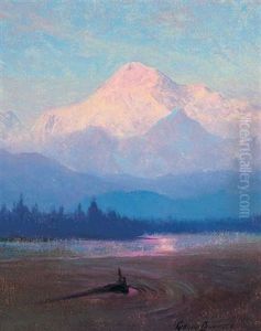 Mt. Mckinley From The Tokositna River by Sydney Mortimer Laurence