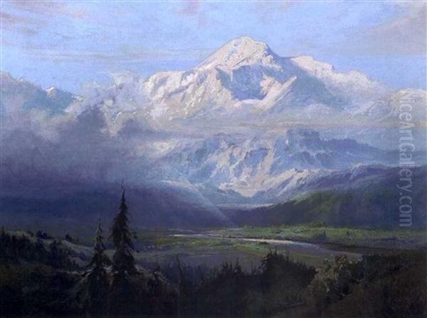 An August Afternoon, Mt. Mckinley - view 1