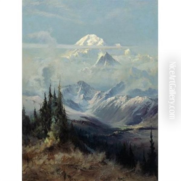 Mount Mckinley In Mist - view 1
