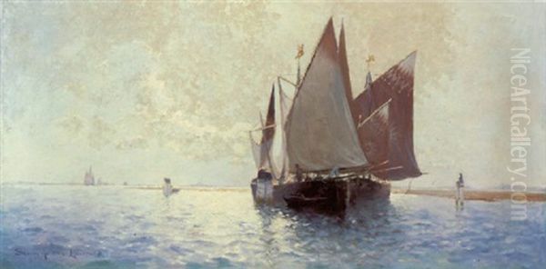 Venetian Sailboats - view 1