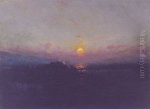 At Cook Inlet, Sunset by Sydney Mortimer Laurence