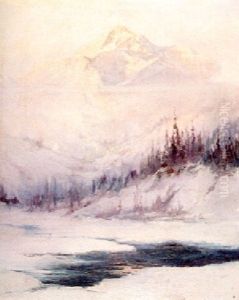 Winter Morning - Mt. Mckinley by Sydney Mortimer Laurence