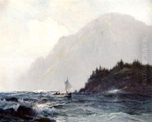 Boat Rounding Fire Island by Sydney Mortimer Laurence