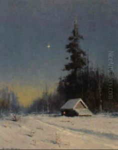 Night Trail And Cabin: The Guiding Light by Sydney Mortimer Laurence