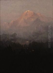 Sunset, Mt. Mckinley by Sydney Mortimer Laurence