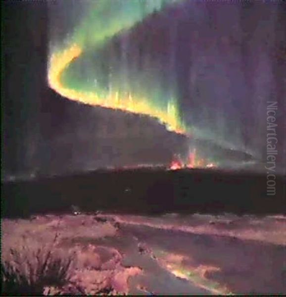 The Northern Lights, Cape Homer, Alaska - view 1