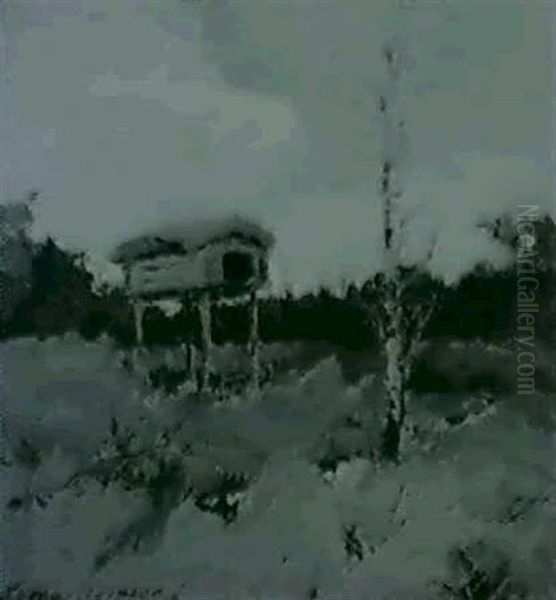 Alaska Indian Cache And Springtime (2) - view 1