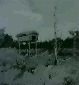 Alaska Indian Cache And Springtime (2) by Sydney Mortimer Laurence