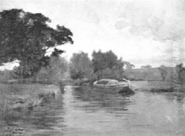 Boat In A Pond - view 1