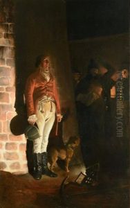 L'execution Du Duc D'enghien Dans Les Fosses De Vincennes by Jean Paul Laurens