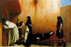 After The Interrogation by Jean Paul Laurens