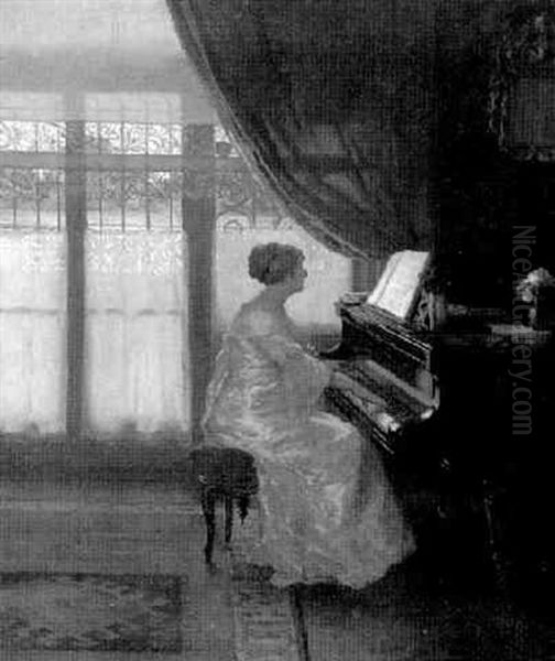 Frau Am Klavier - view 1