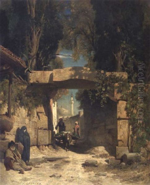 A La Porte D'une Ville D'asie Mineure - view 1