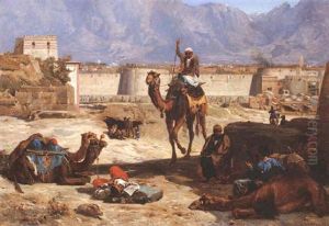 Teheran Vue Du Sud by Jules Joseph Augustin Laurens