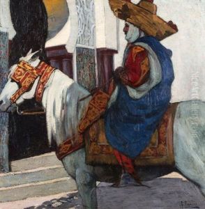 Cavalier Algerien by Paul Albert Laurens