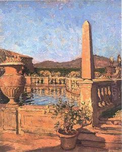 La Terrasse En Provence by Paul Albert Laurens
