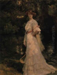 La Femme Au Chapeau by Paul Albert Laurens