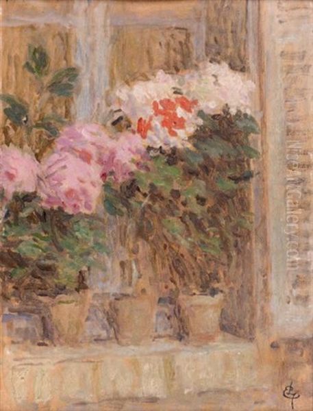 Fleurs A La Fenetre - view 1