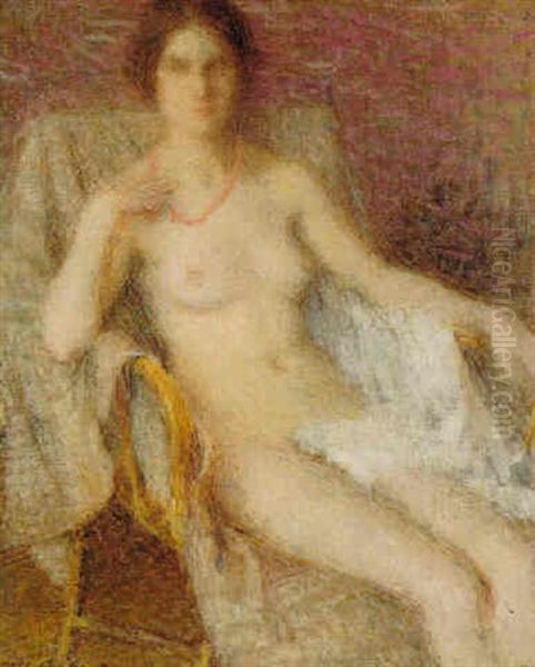 Femme Nue Au Collier De Corail - view 1