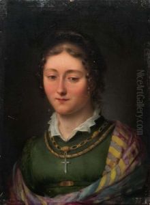 Portrait De Mademoiselle Pauline Laurent, Fille Du Peintre