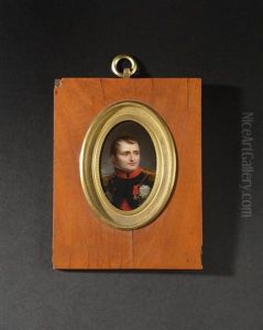 Portrait De L"empereur Napoleon Ier En Uniforme Des Chasseurs A Cheval De La Garde Imperiale by Jean Antoine Laurent