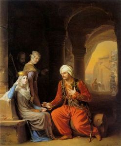 The Meeting Of Eleanor Of Guyenne And The Sultan Of Iconia