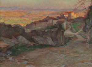 Seillans by Henri Alphonse Laurent-Desrousseaux