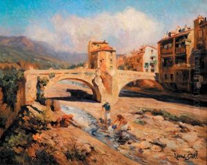 Les Lavandieres by Lucien Laurent-Gsell