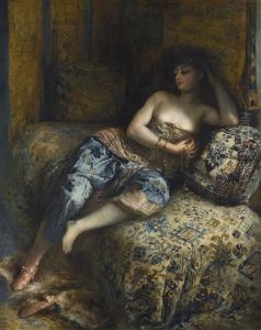 Odalisque by Lucien Laurent-Gsell