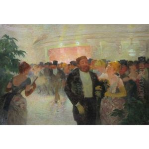 Sortie Du Bal by Lucien Laurent-Gsell