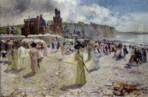 Animation Sur La Plage De Dieppe